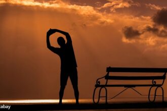 alt="evening exercise"